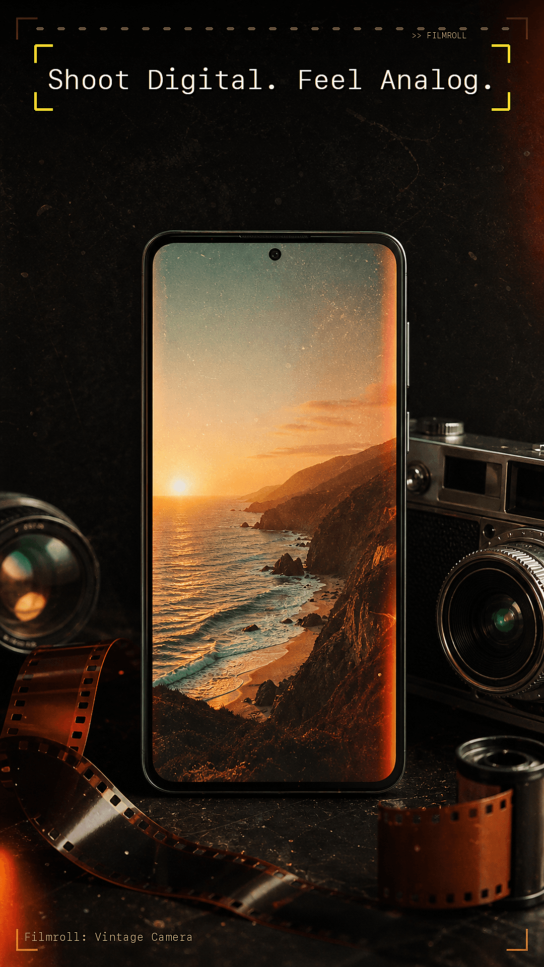 Shoot digital. Feel analog.