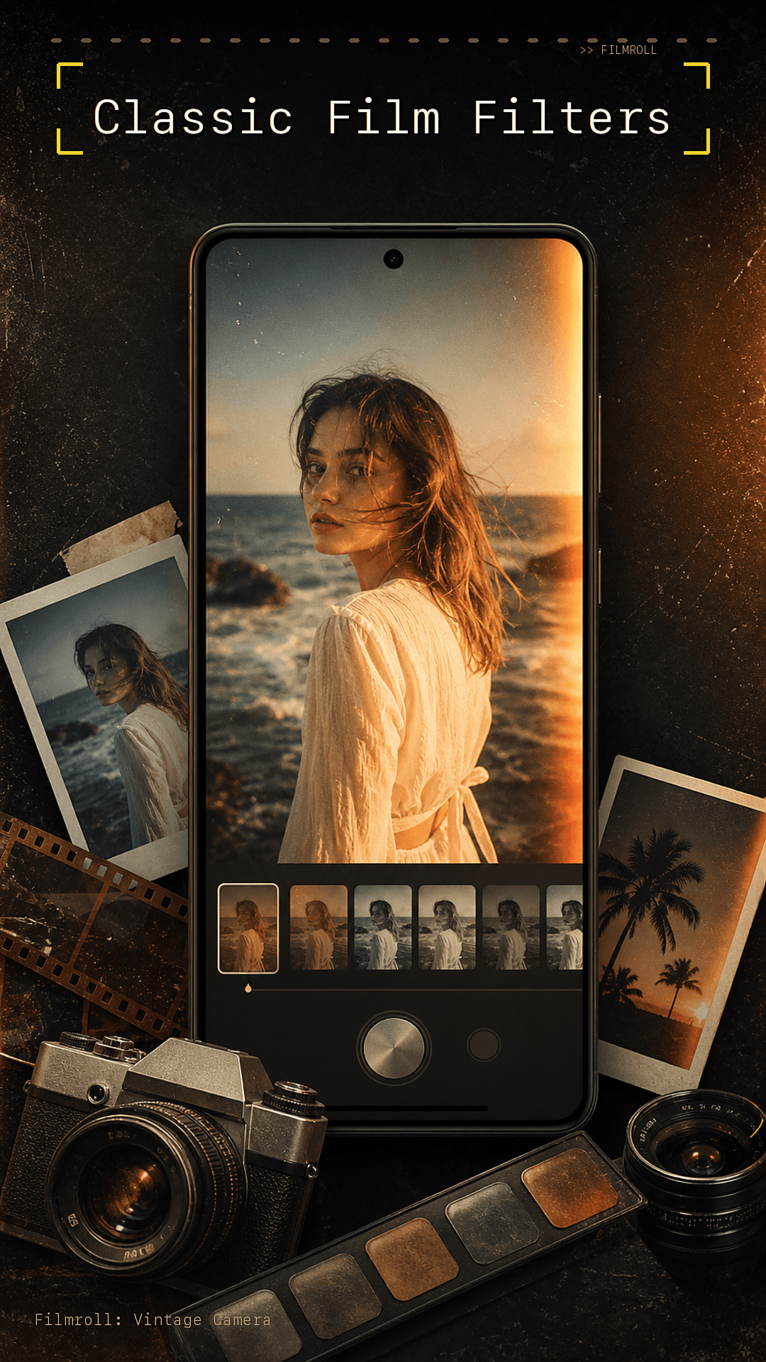 Filmroll classic film filters preview